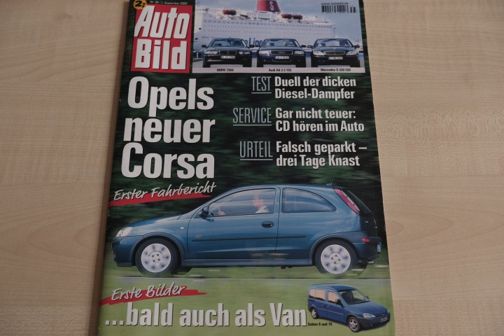 Deckblatt Auto Bild (35/2000)